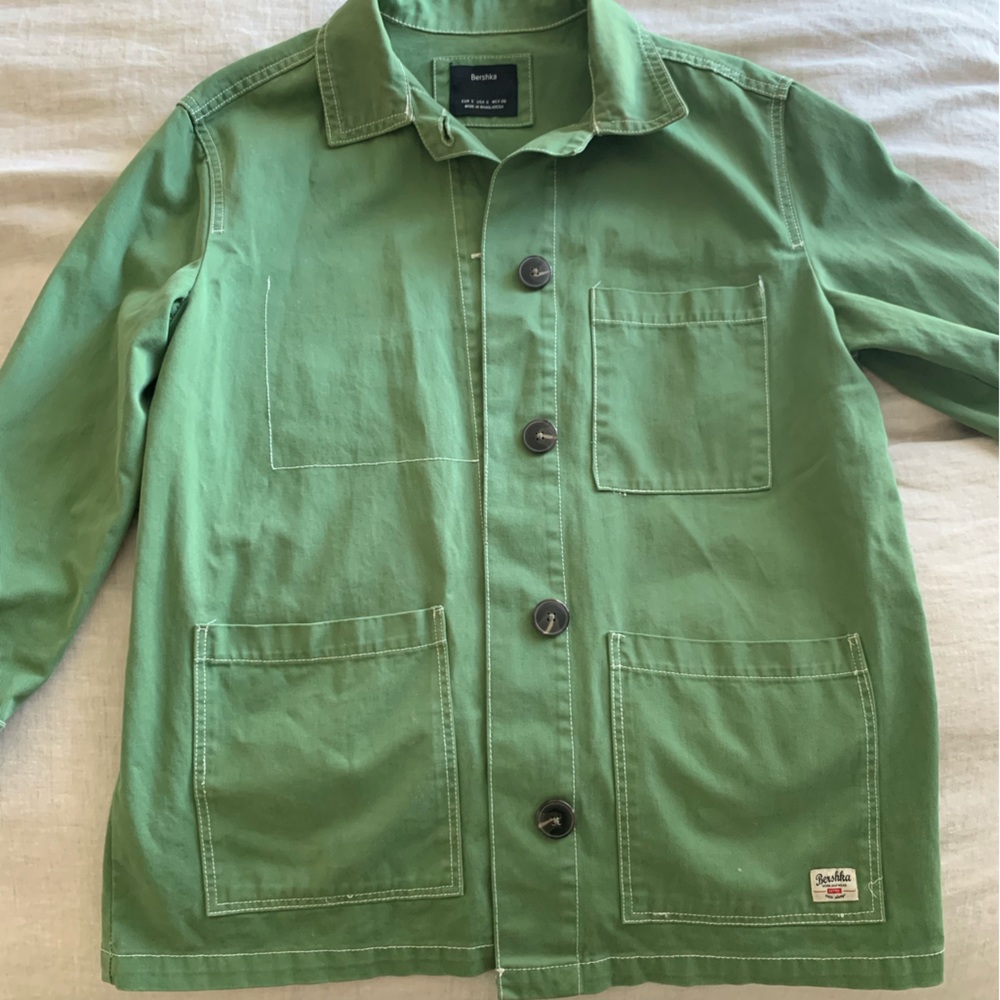 Green Utility Painters Jacket